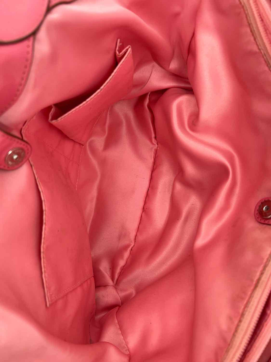 Coach Beige & Pink Canvas Tote