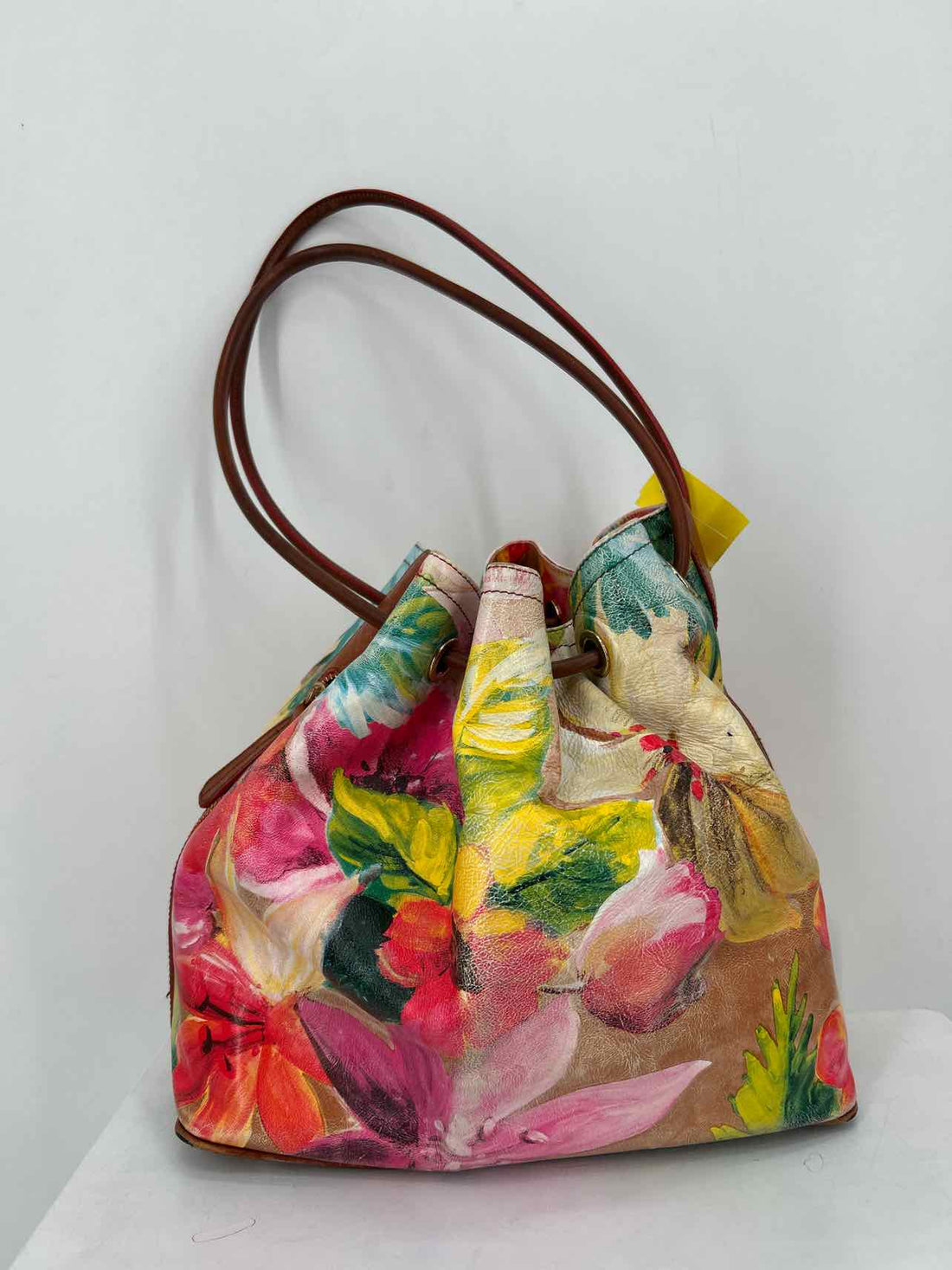Brahmin Floral Leather Shoulder