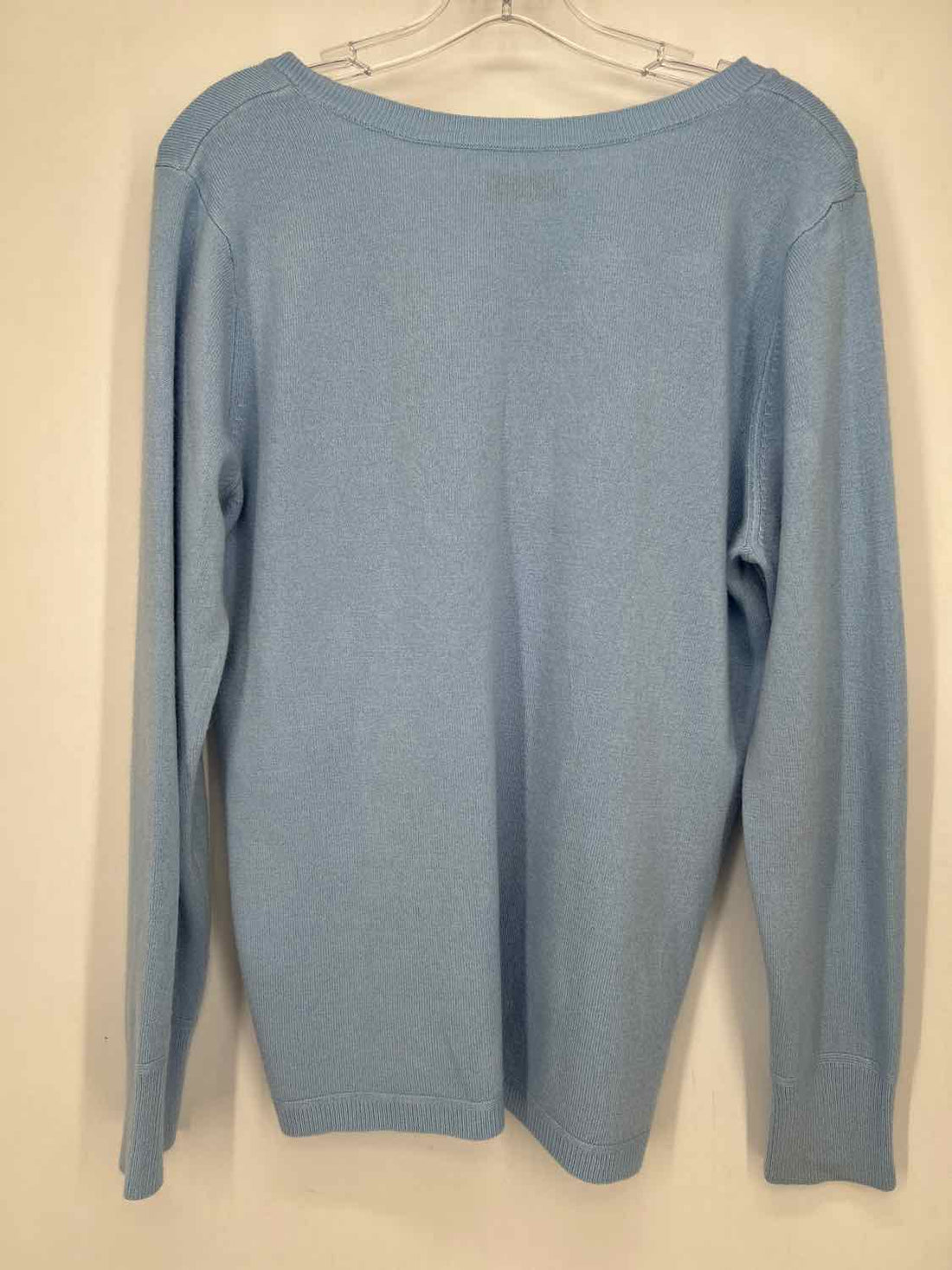 Croft & Barrow Size L Light Blue Sweater