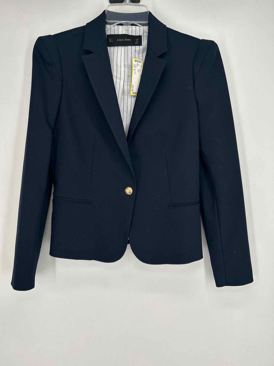 Zara Basic Size S Navy Blazer