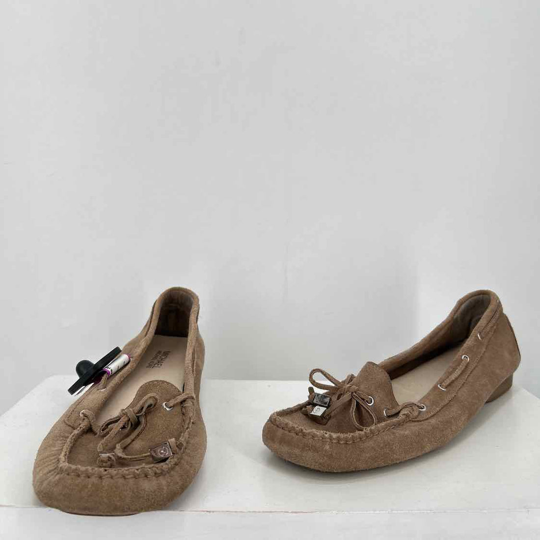 Michael Kors Women Size 10 Taupe Suede Loafers