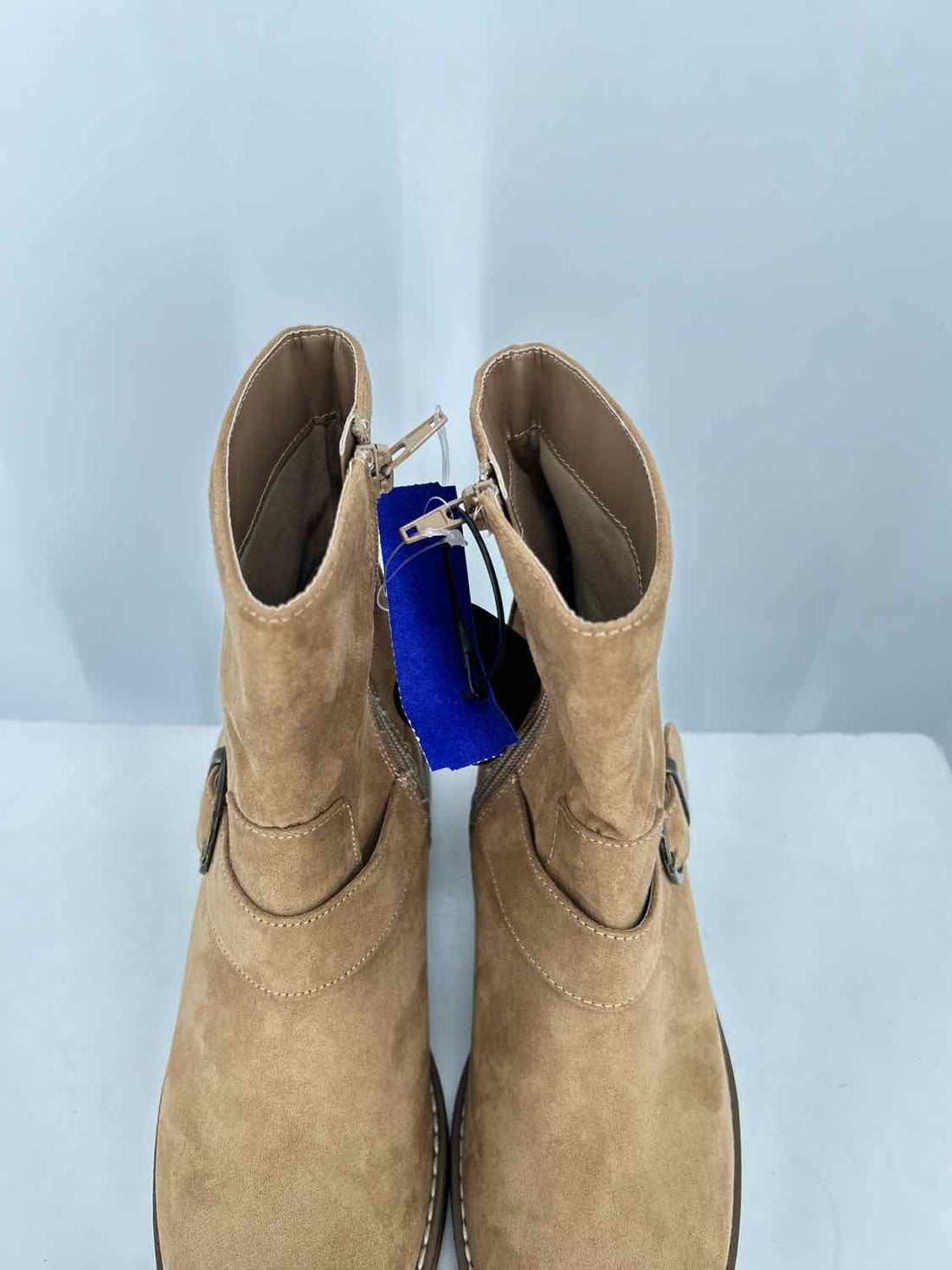 Kensie Women Size 6.5 Tan Faux Suede Ankle Boot