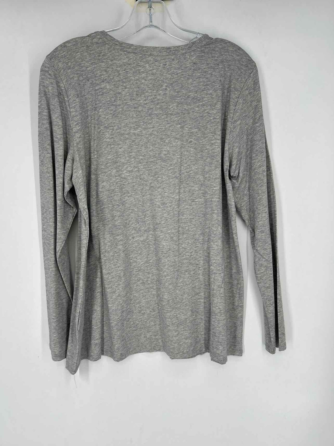 Pure Jill Size M Light Heathered Gray Long Sleeve