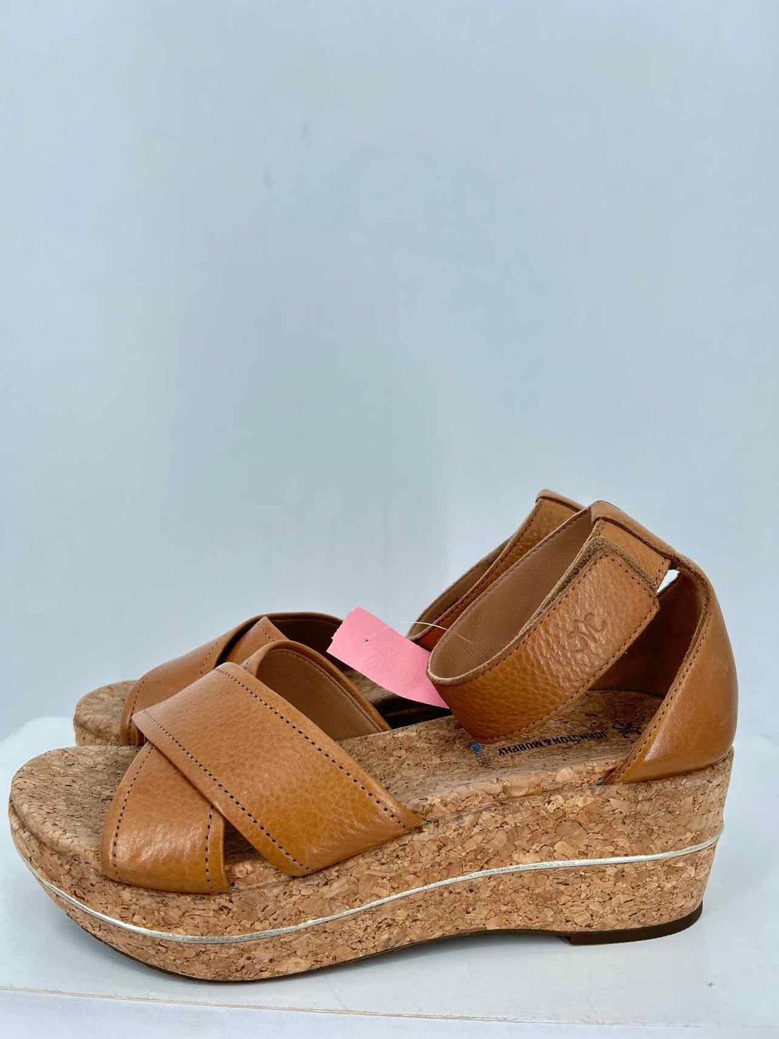Johnston & Murphy Women Size 8 Tan Cork Wedges