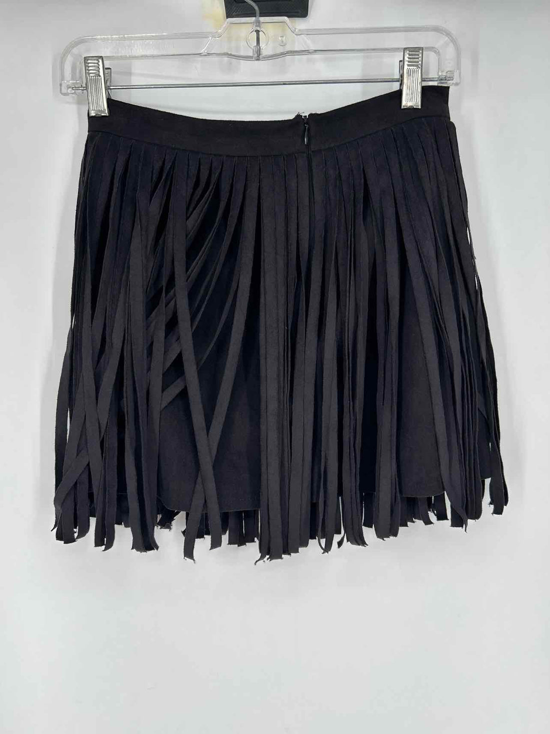 BB Dakota Size 4 Black Fringe Skirts