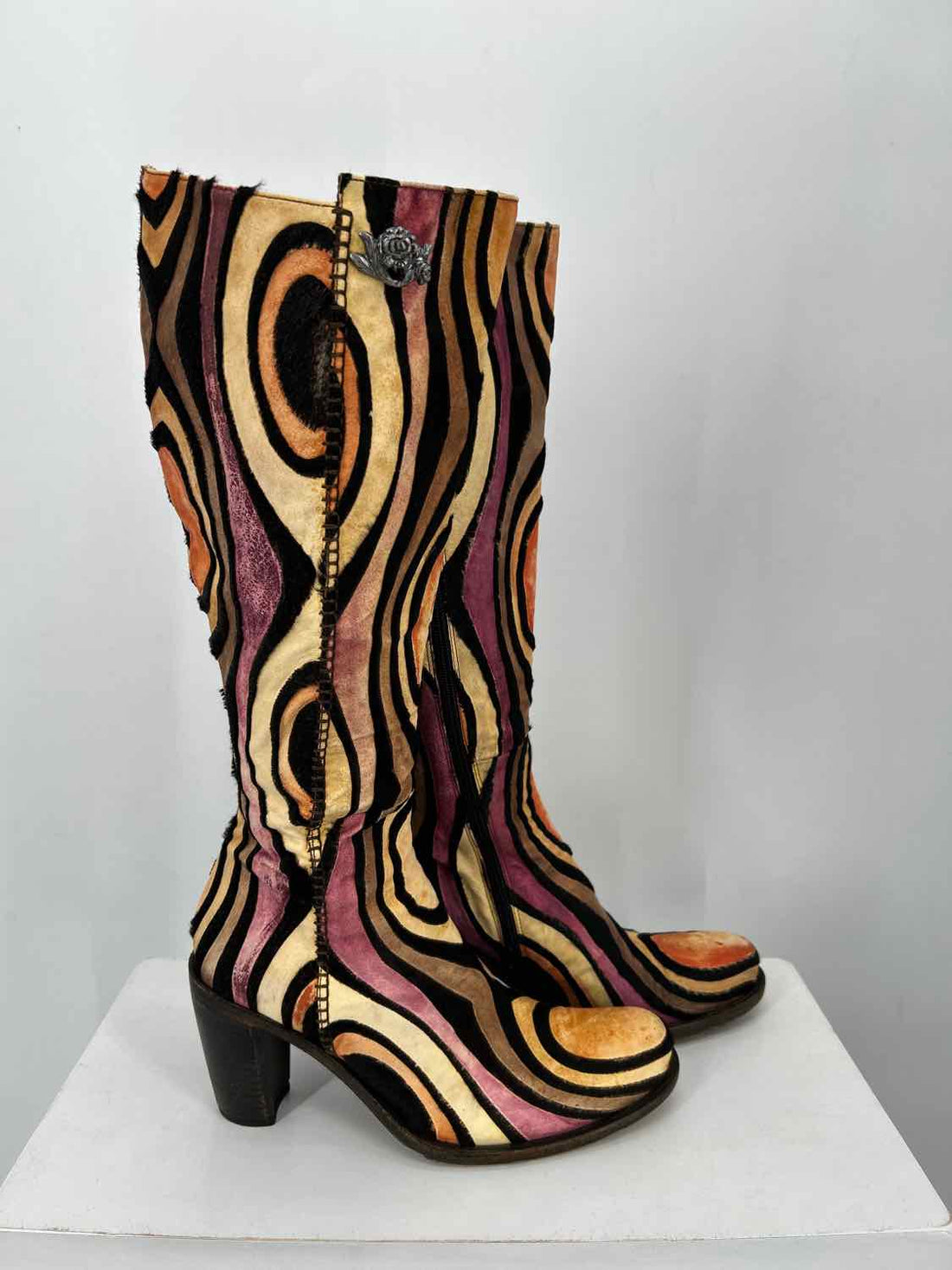 Mark Nason Women Size 7 Multi Color Knee-High Boot