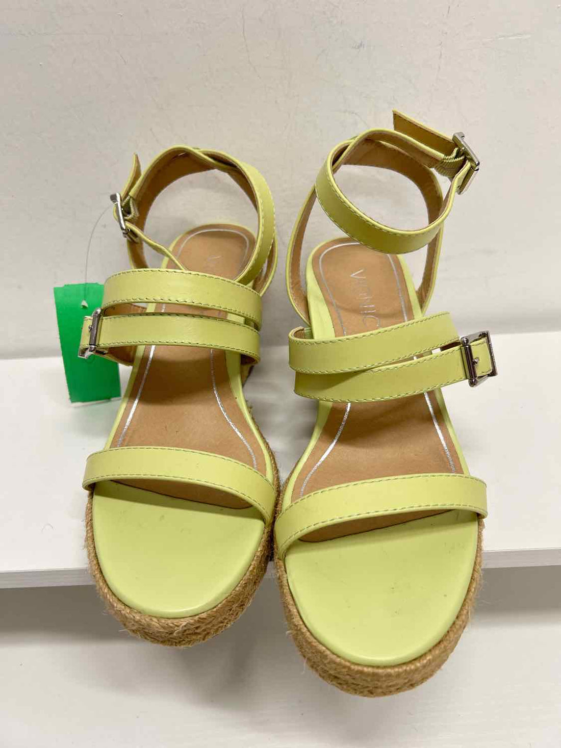 Vionic Women Size 6.5 Light Green Espadrilles Wedges