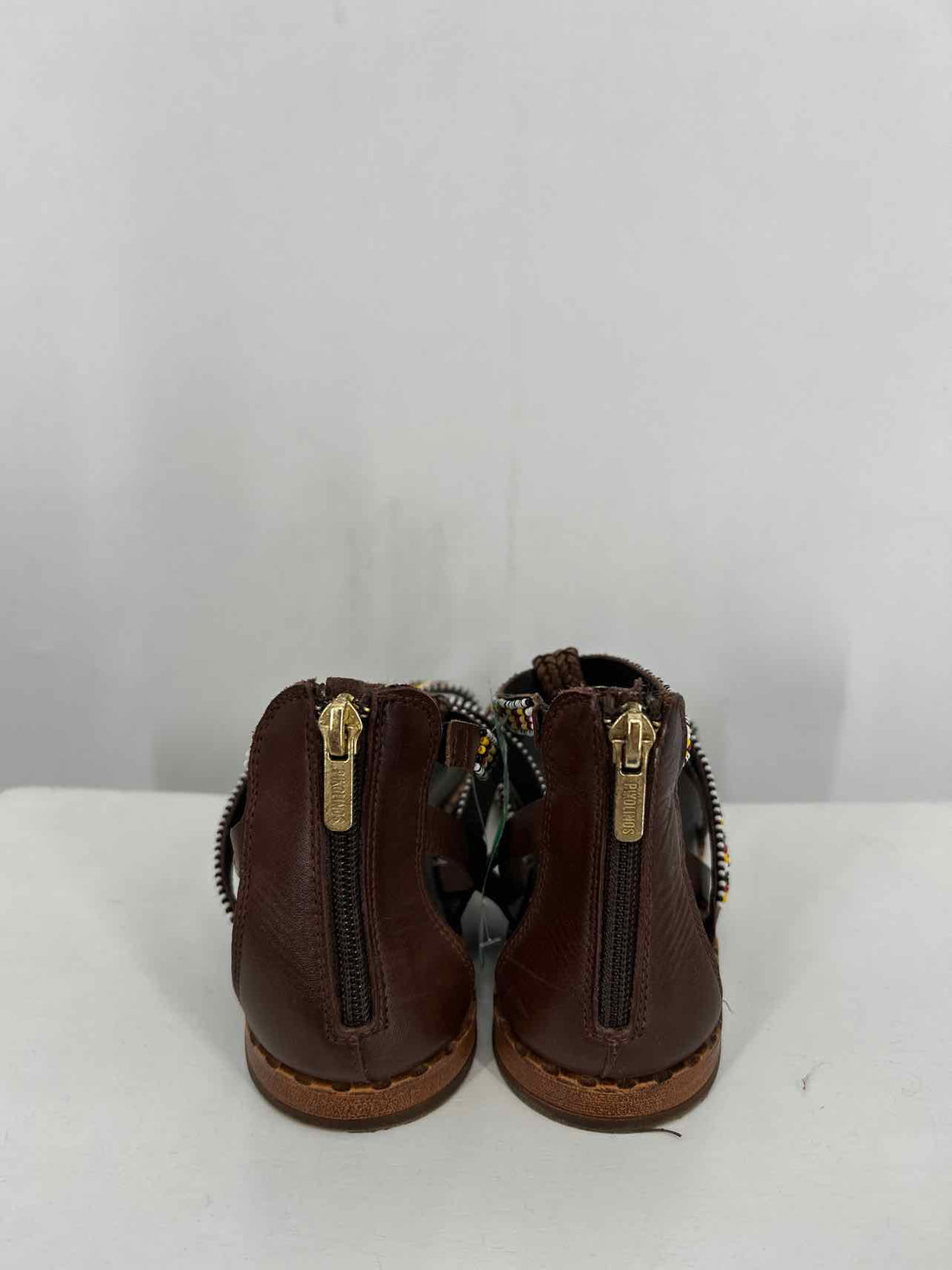 Pikolinos Women Size 39 (8.5-9) Brown Beaded Sandals