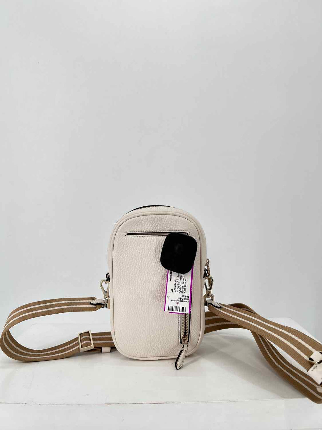 Kate Spade Ivory Pebbled Leather Pre Owned Crossbody
