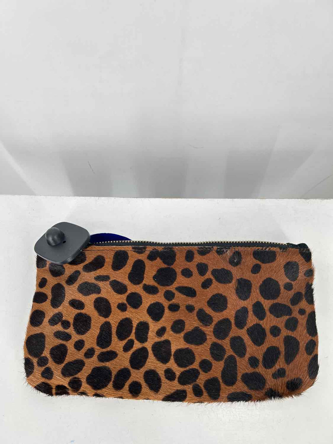 Satchel. Leopard Leather Clutch
