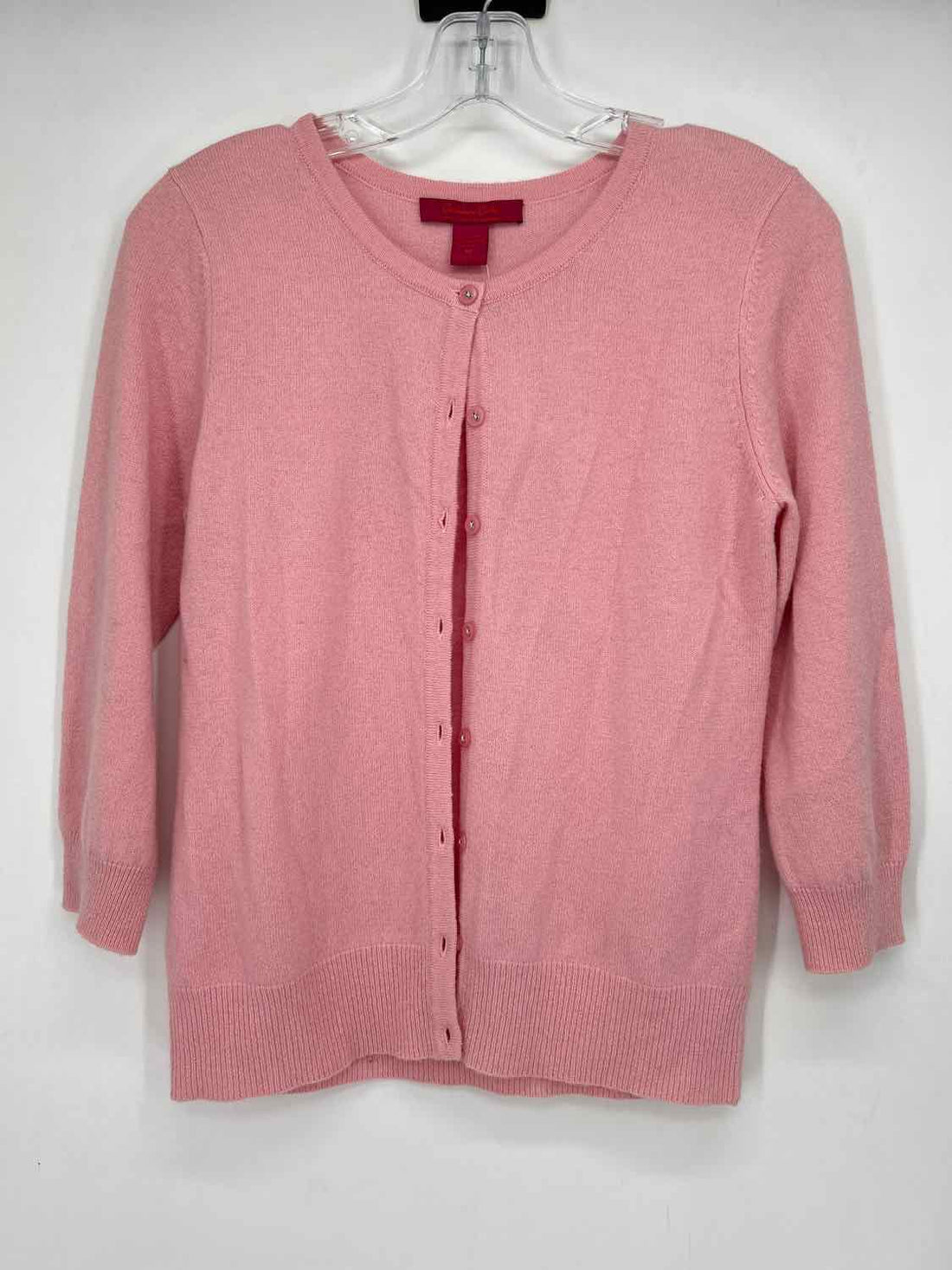 Cashmere Cache Size M Pink Cardigan