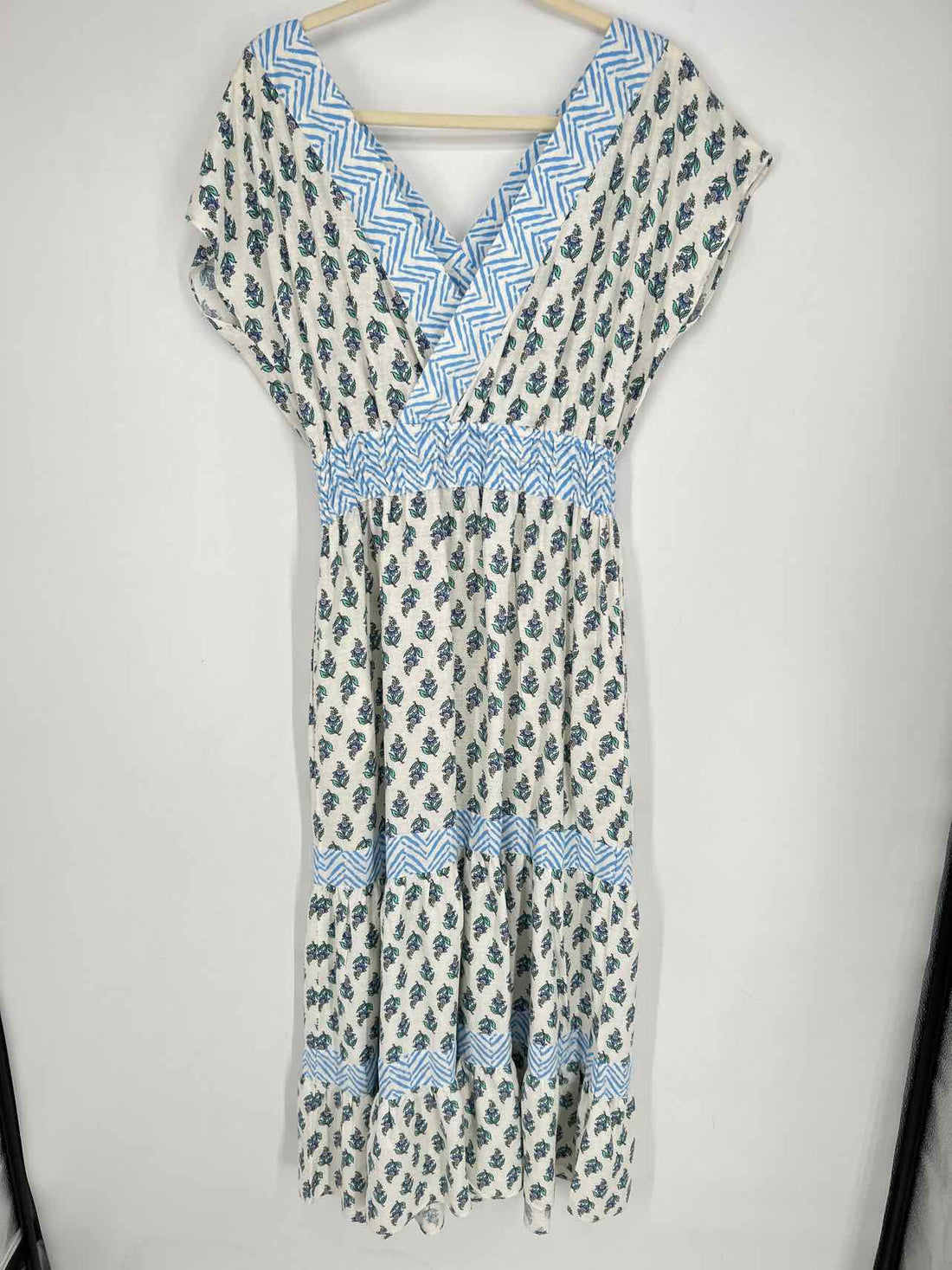 Rachel Zoe Size M White Print Dress
