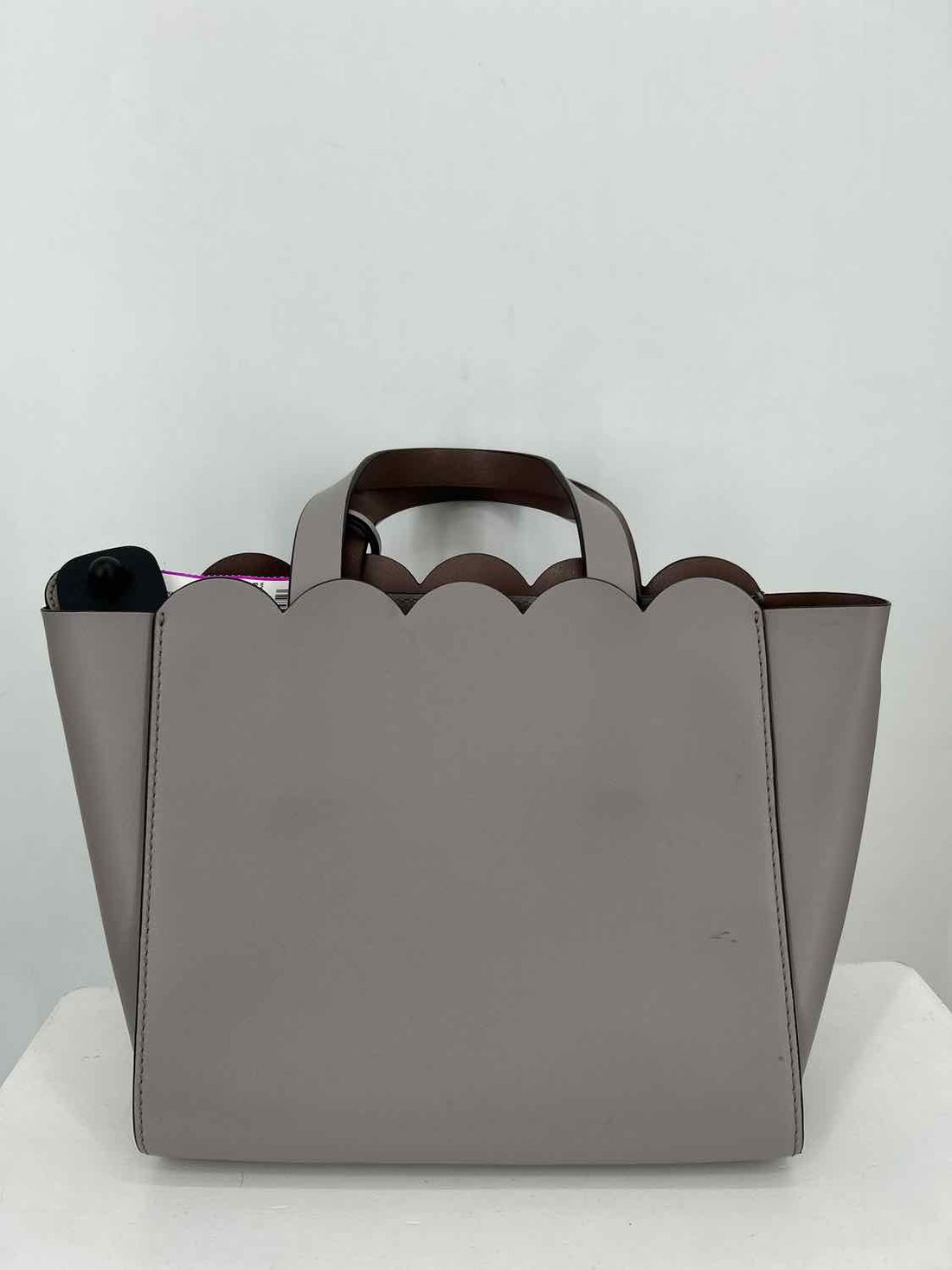 Kate Spade Gray Leather Satchel