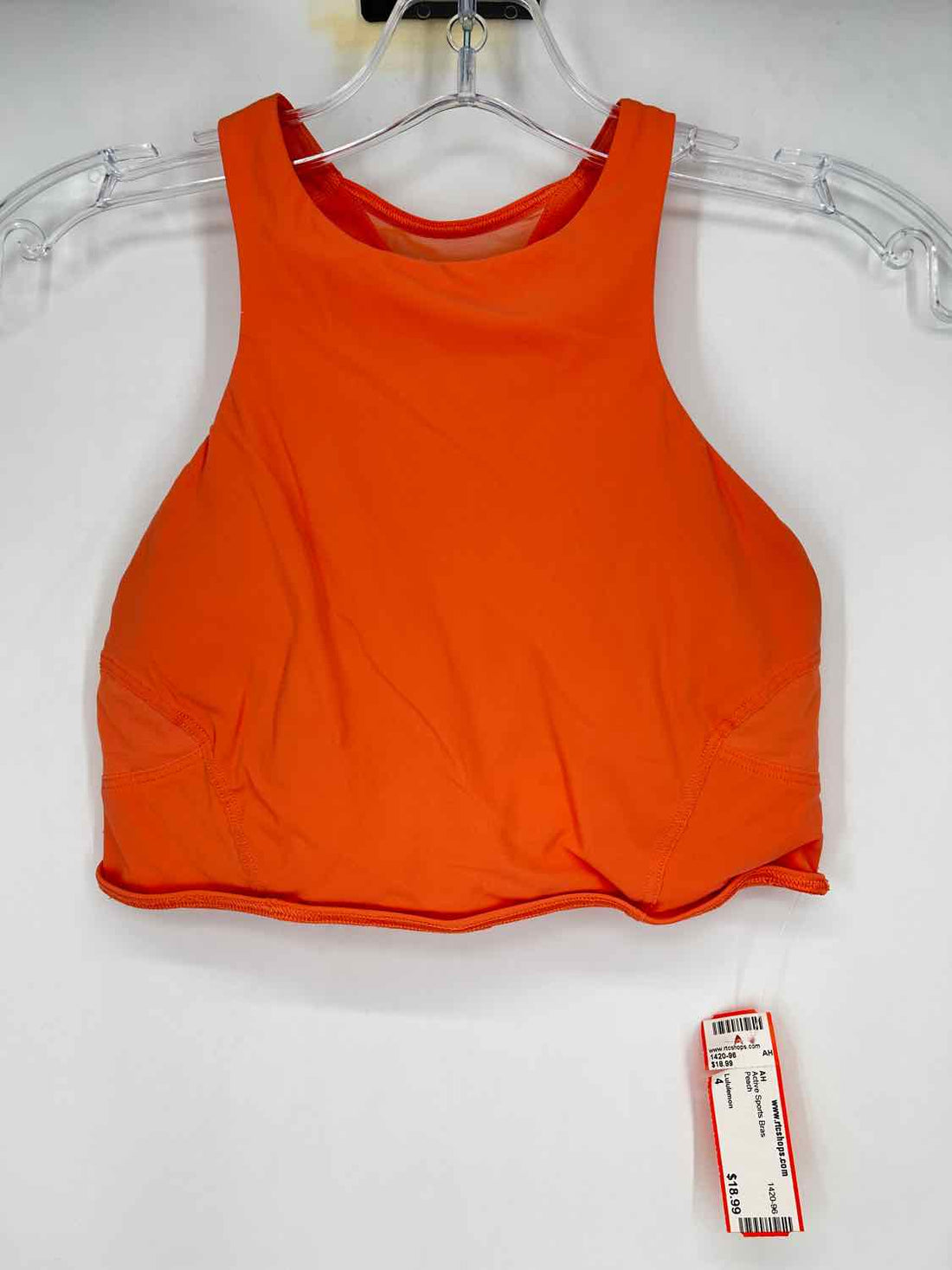 Lululemon Size 4 Peach Active Sports Bras
