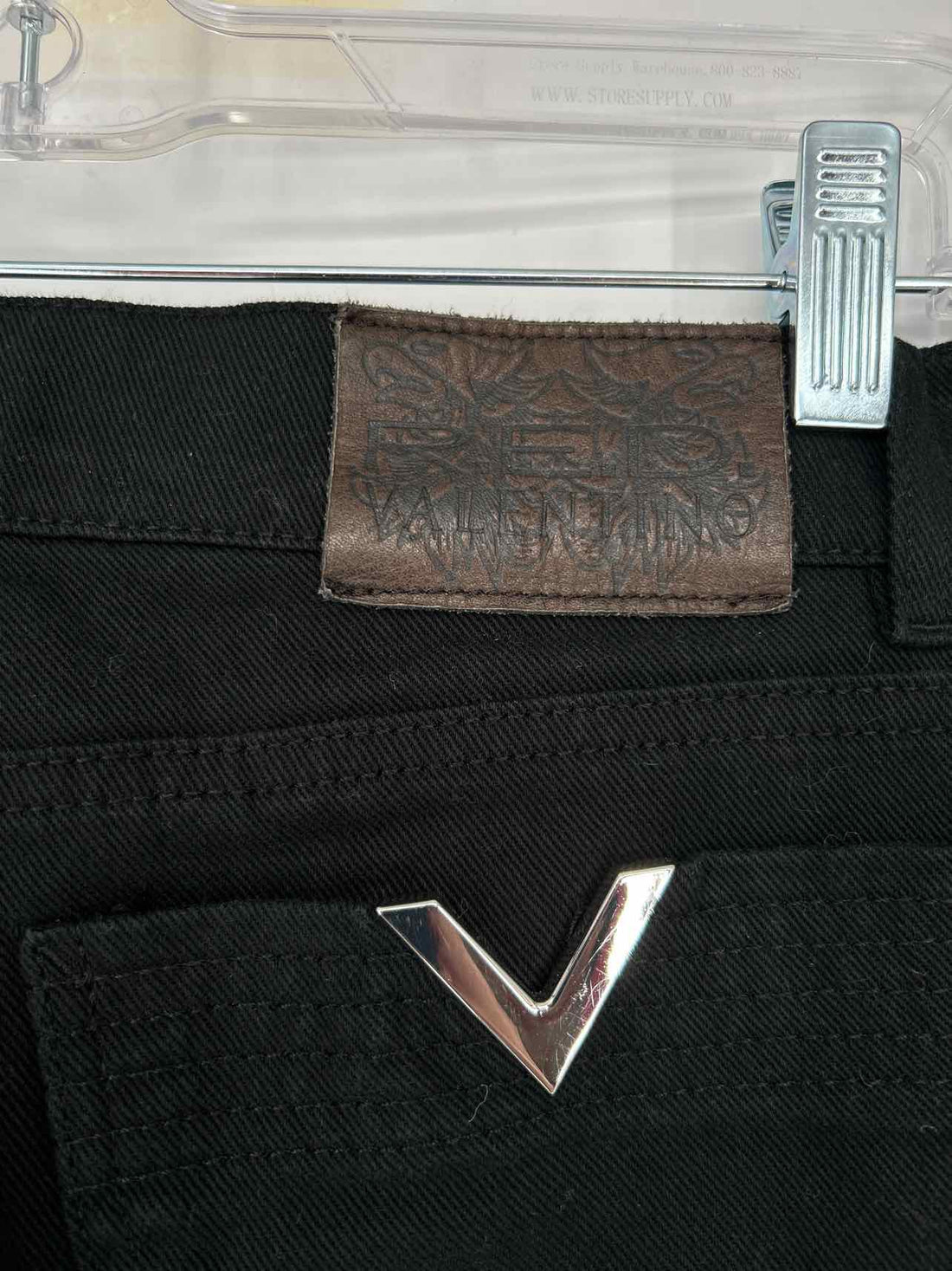 R.E.D. Valentino Size 28 Black Denim NWT Jeans