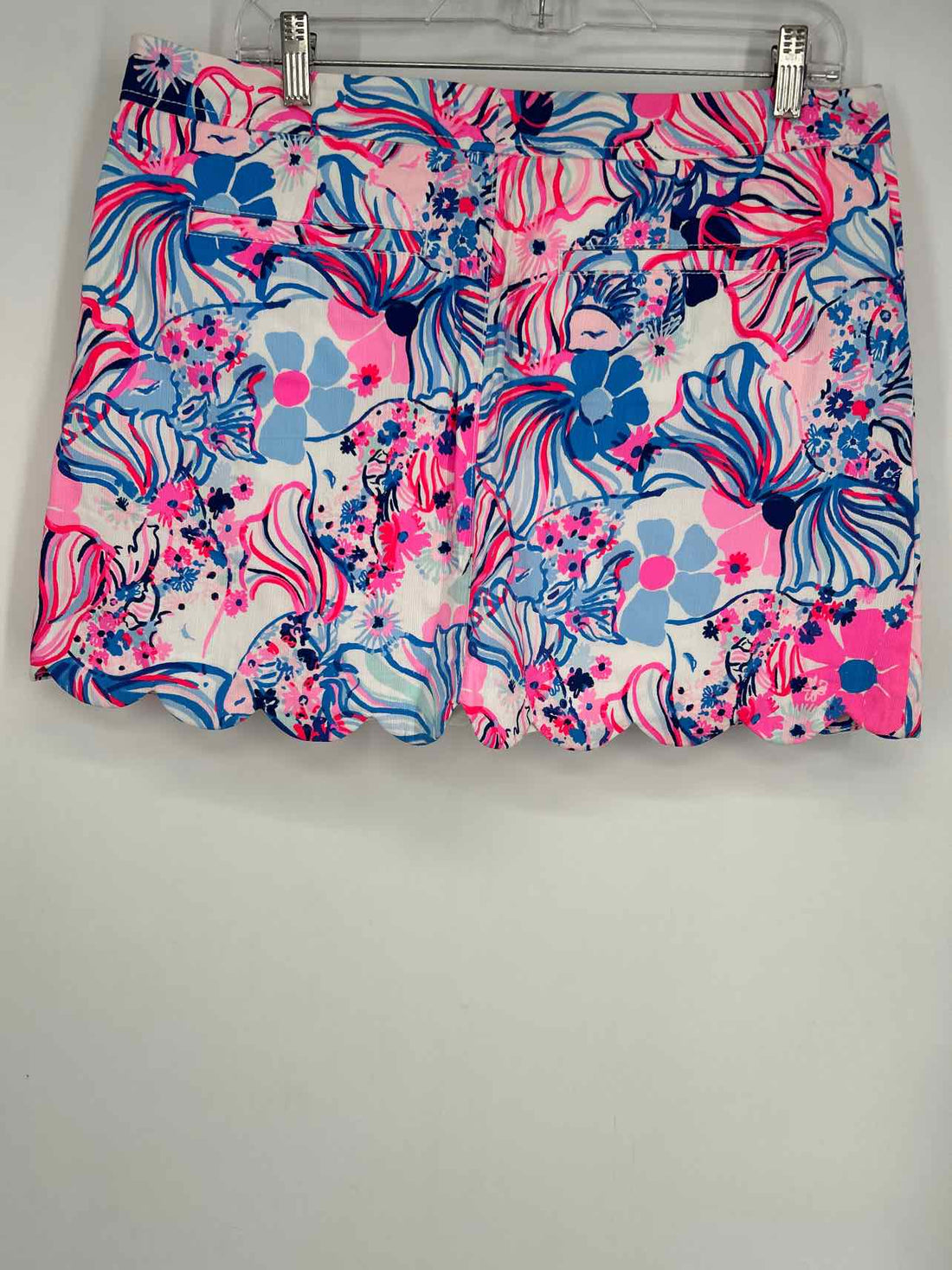 Lilly Pulitzer 12 White Pink & Blue Floral Lilly Pulitzer Skort