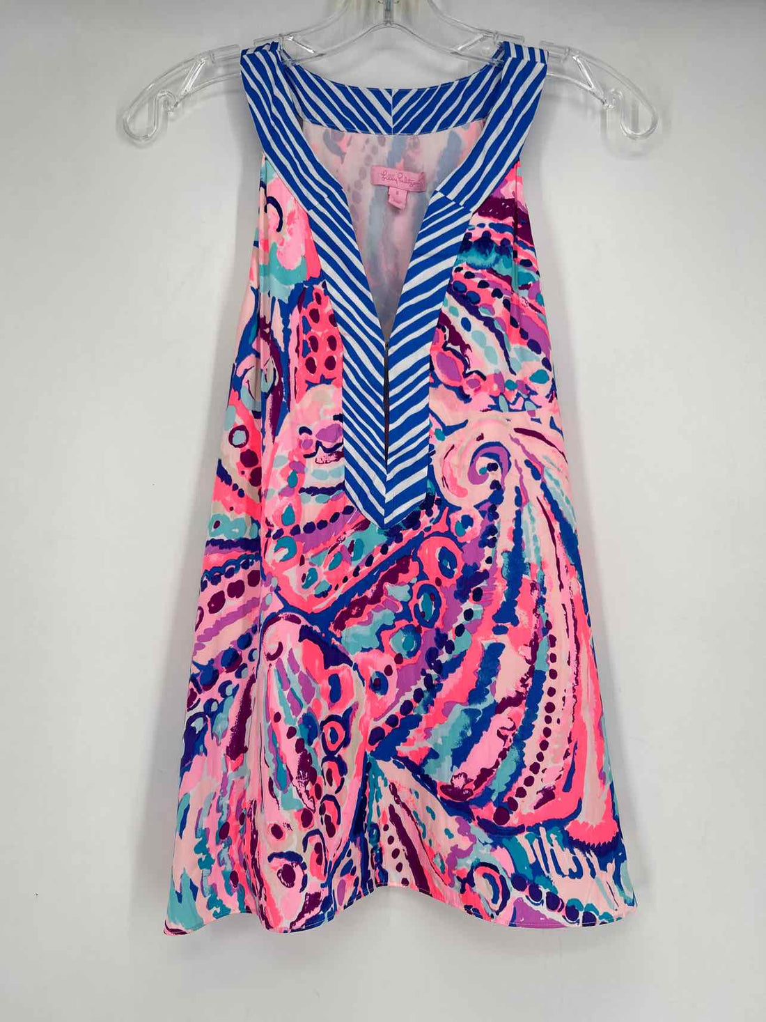 Lilly Pulitzer S Blue Print Sleeveless Lilly Pulitzer Top