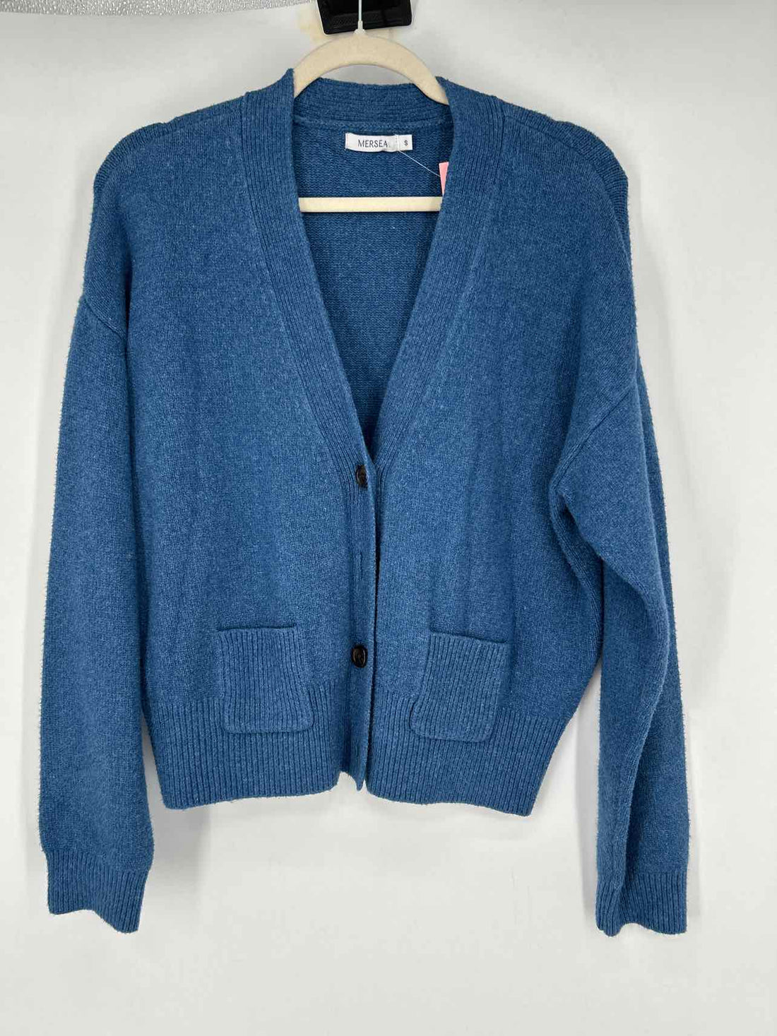Mersea Size S Blue Cardigan
