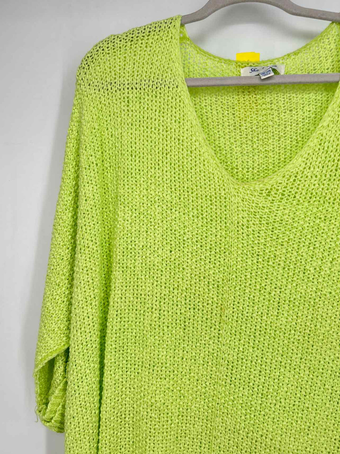 She + Sky Size One Size Neon Green Coverup