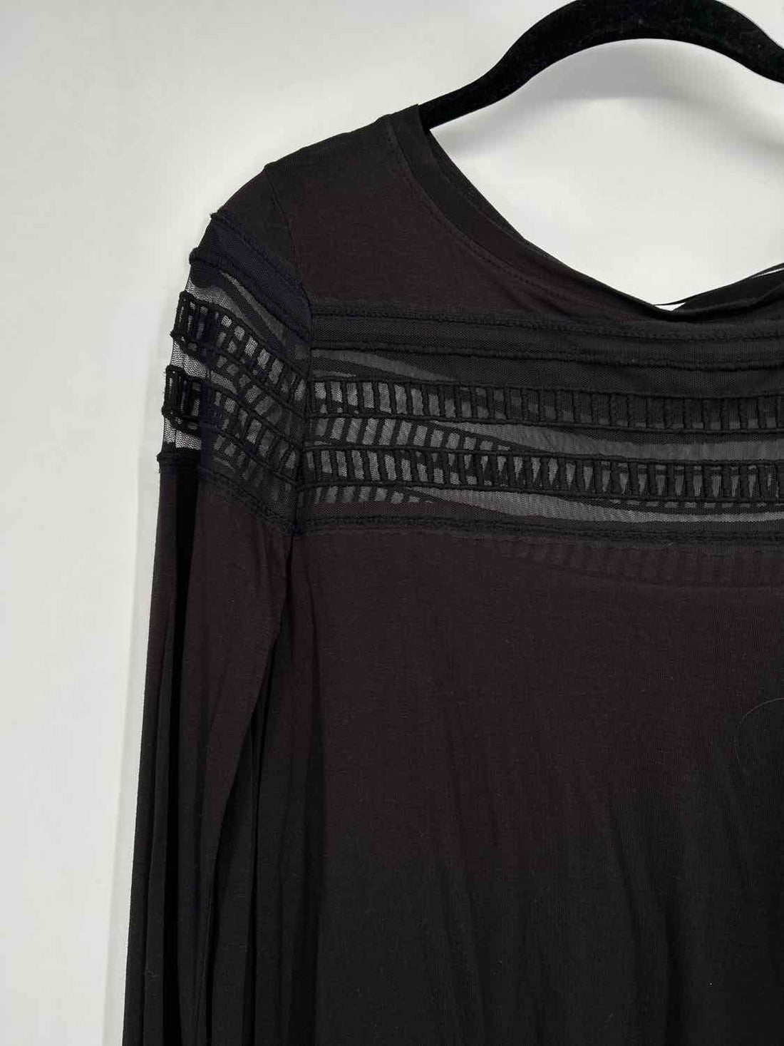 Free People Size S Black Long Sleeve