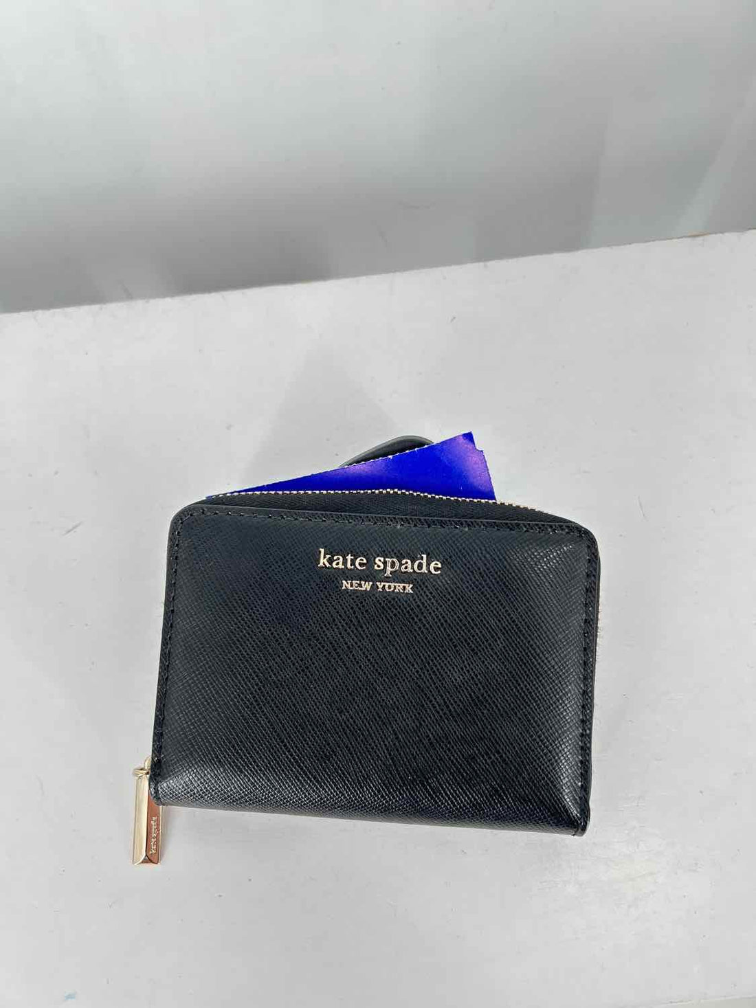 Kate Spade Black Saffiano Leather Wallet