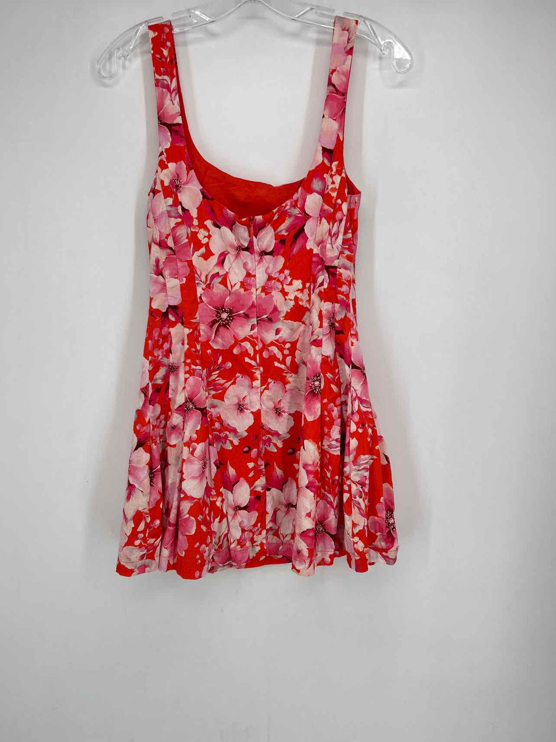 Olivaceous Size S Orange Floral Dress