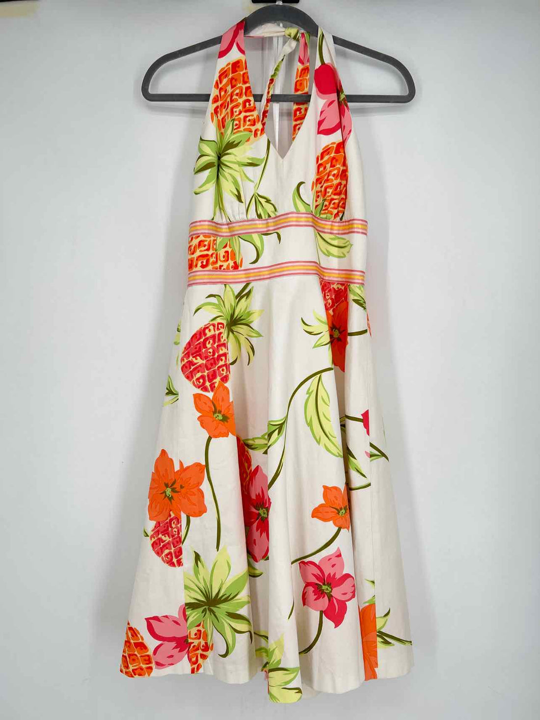 Donna Ricco Size 8 White Floral Dress