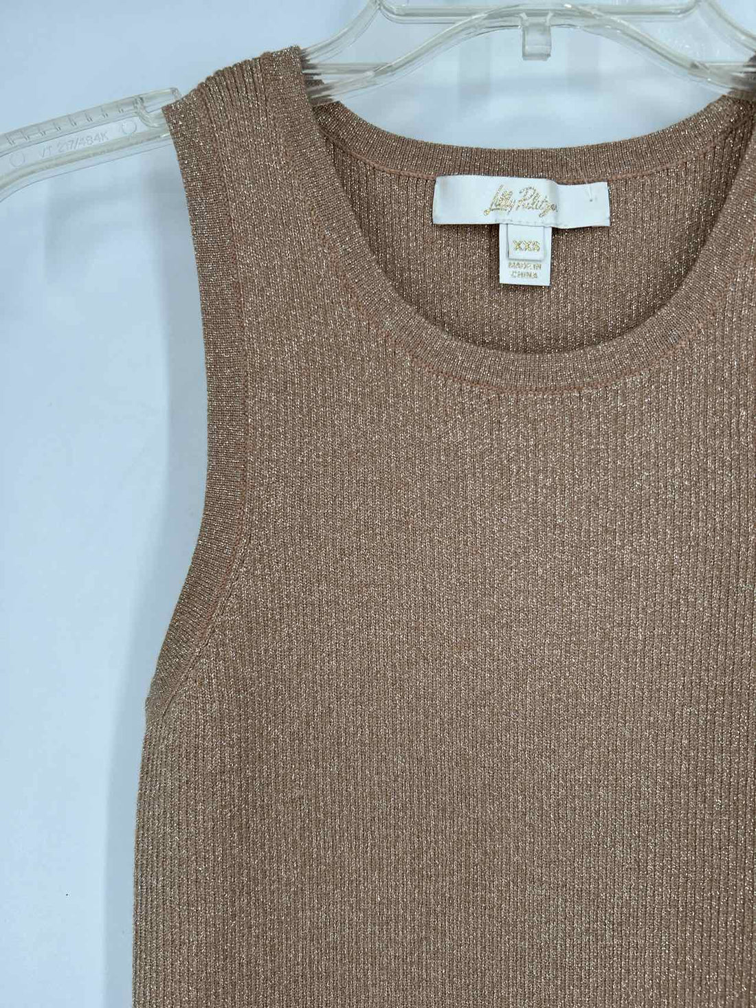 Lilly Pulitzer XXS Gold Lilly Pulitzer Top