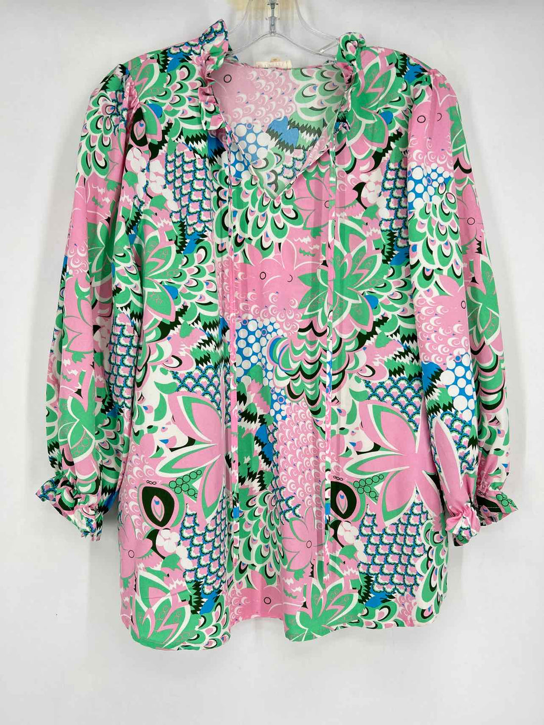 Jodifl Size M Pink Print Long Sleeve