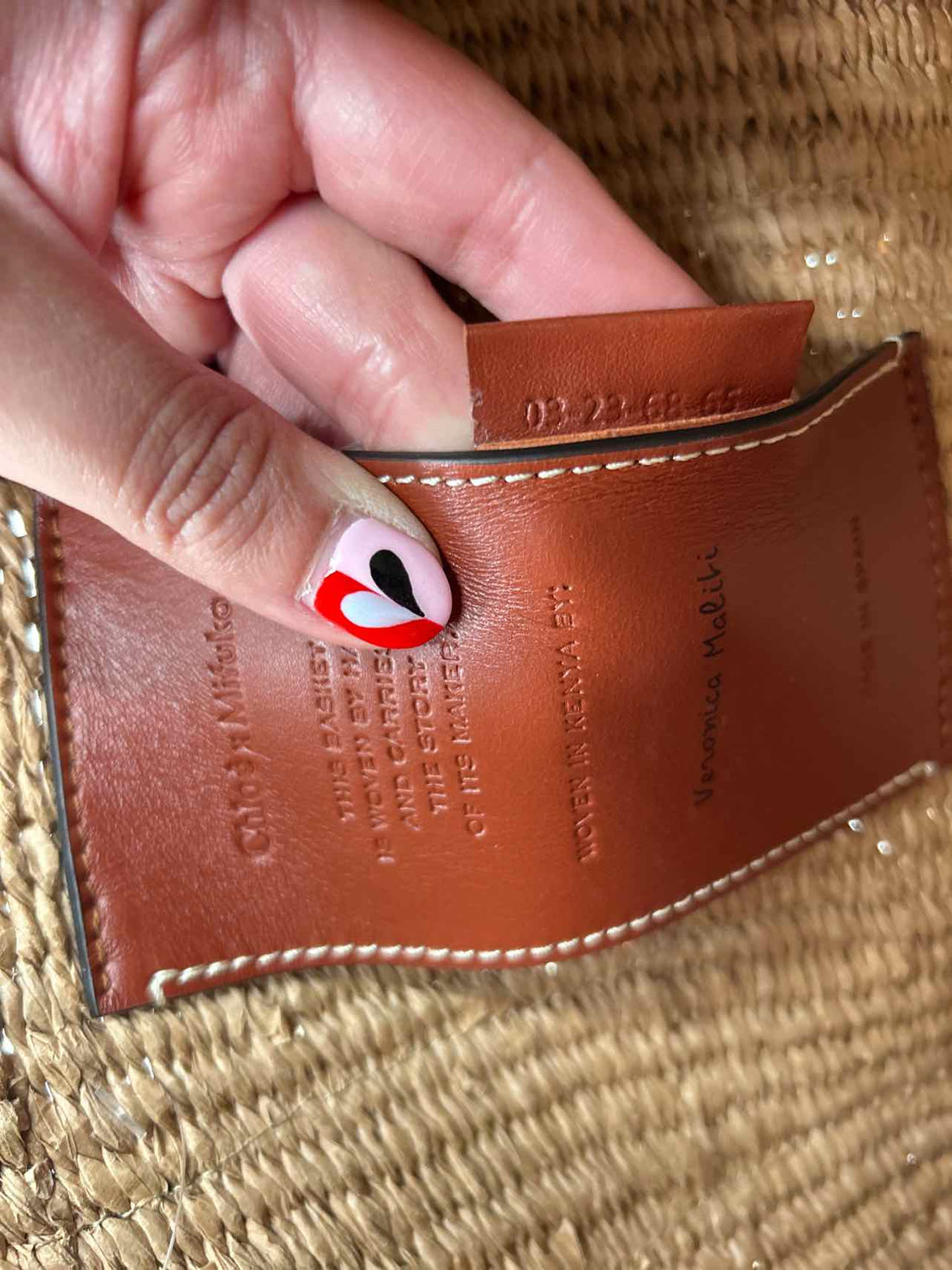 Chloe LUXURY Raffia Woody Large Mifuko Tote