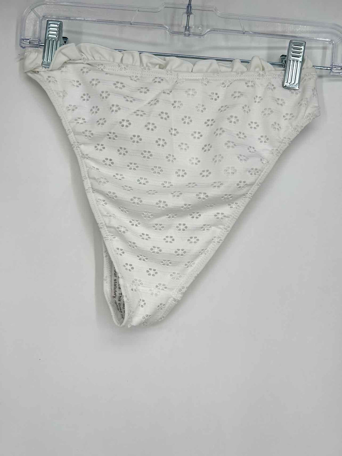 Nasty Gal Size 4 White NWT Swimsuit 2 Piece