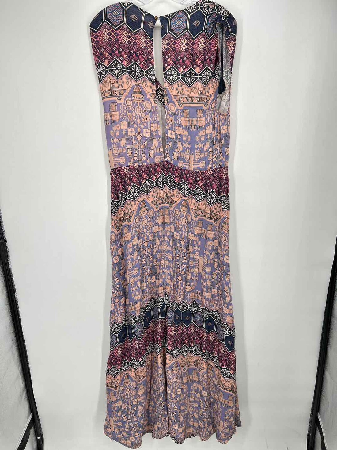 Tigerlily Size 6 Purple Print Sleeveless Dress