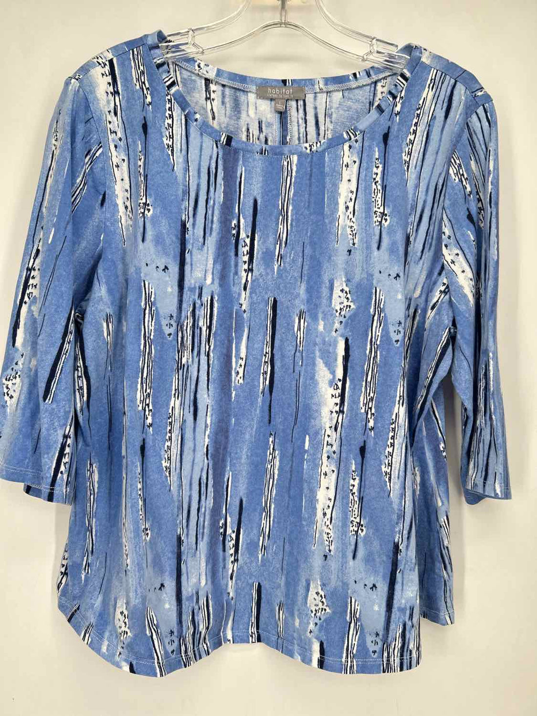 Habitat Size L Blue Print Long Sleeve
