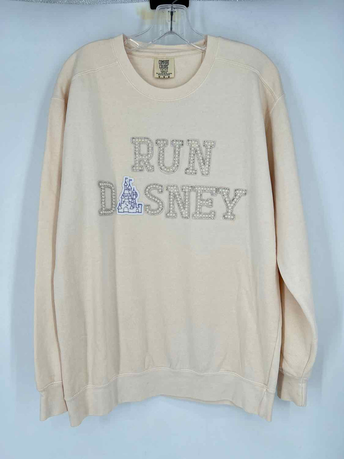 Comfort Colors Size M Light Yellow Graphic Sweatshirt