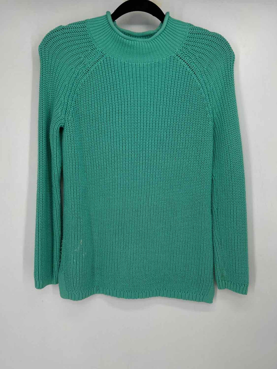 Talbots Size P Aqua Sweater