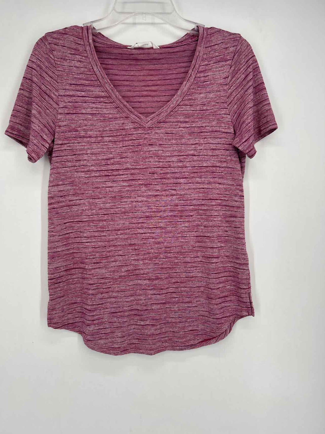 Athleta Size S Purple Striped Active Tops