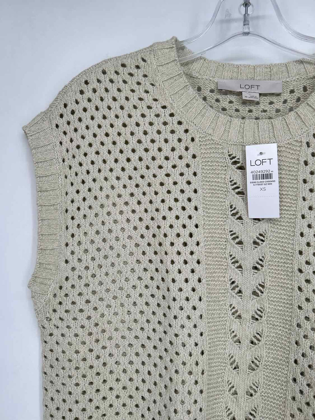 Loft Size XS Beige NWT Vest