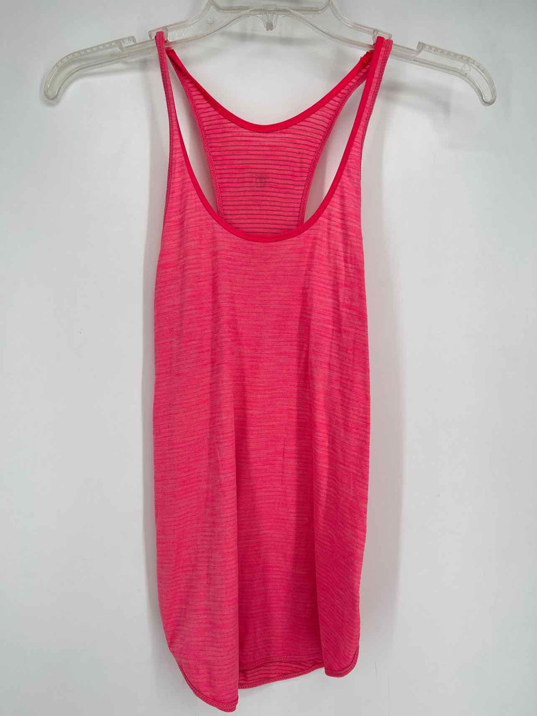Lululemon Size S Pink Stripe Active Tops