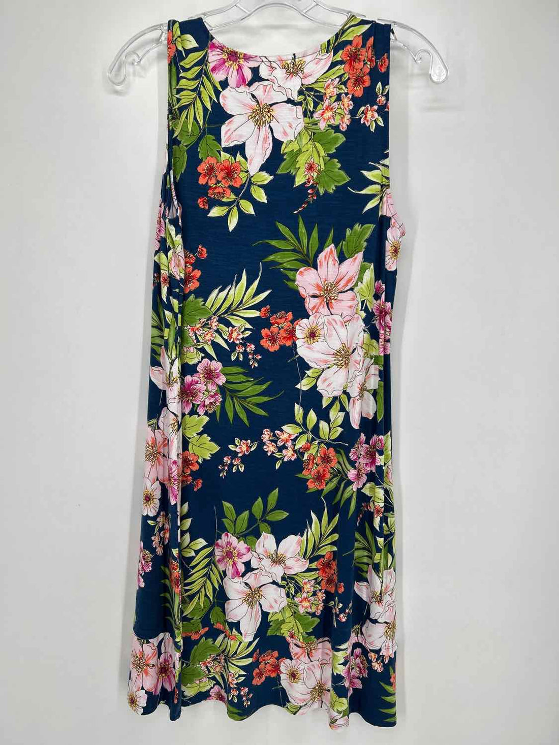 J Jill Size SP Navy Floral Dress