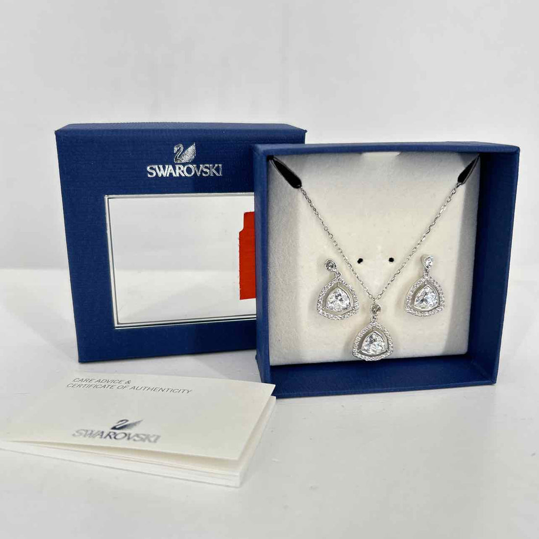 Swarovski Crystal Silver Crystals Jewelry Set