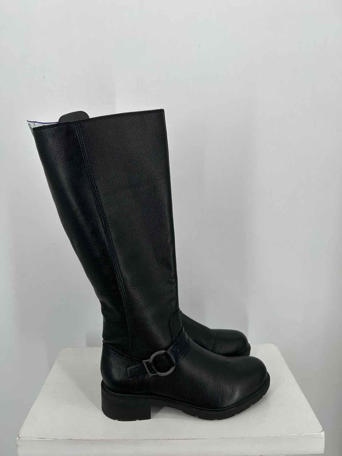Clarks Women Size 8.5 Black Hearth Rae Knee-High Boot