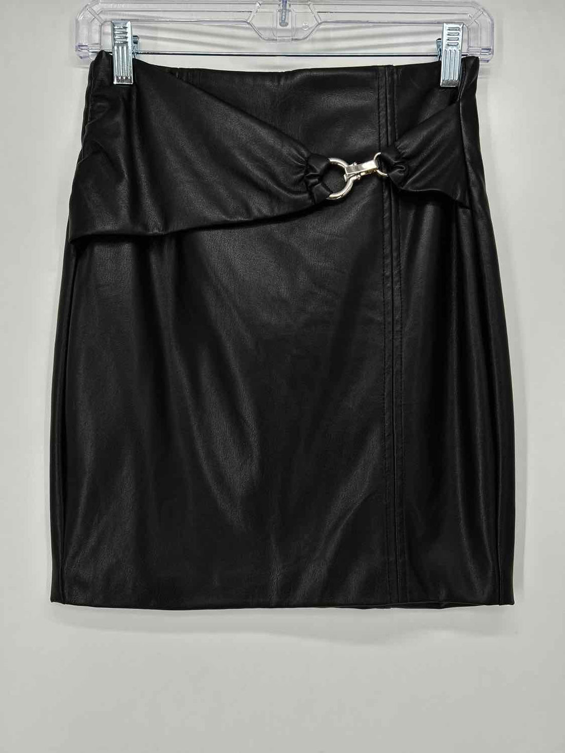 Guess Size 2 Black Faux Leather Skirts