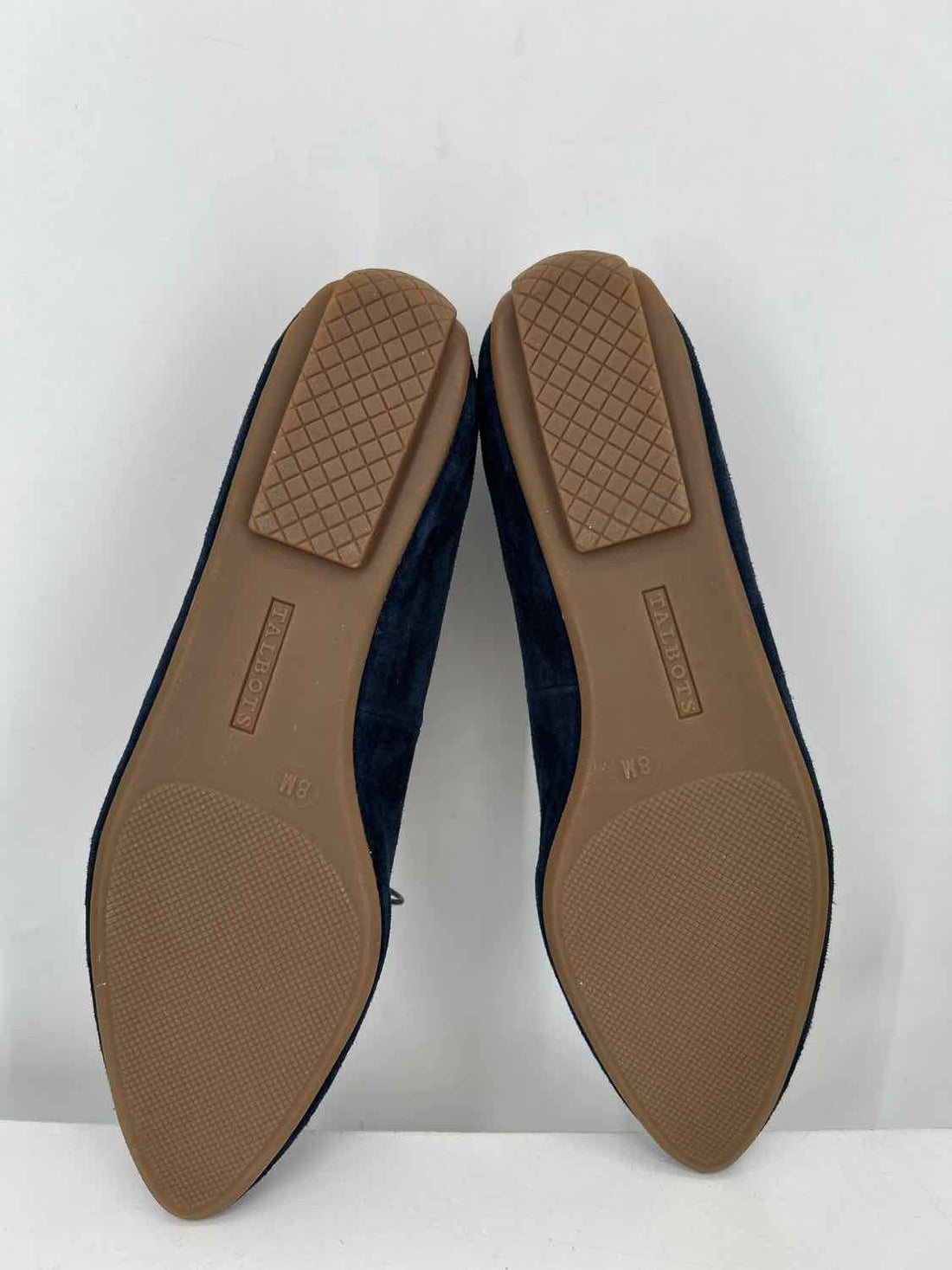 Talbots Women Size 8 Navy Genuine Suede Loafers