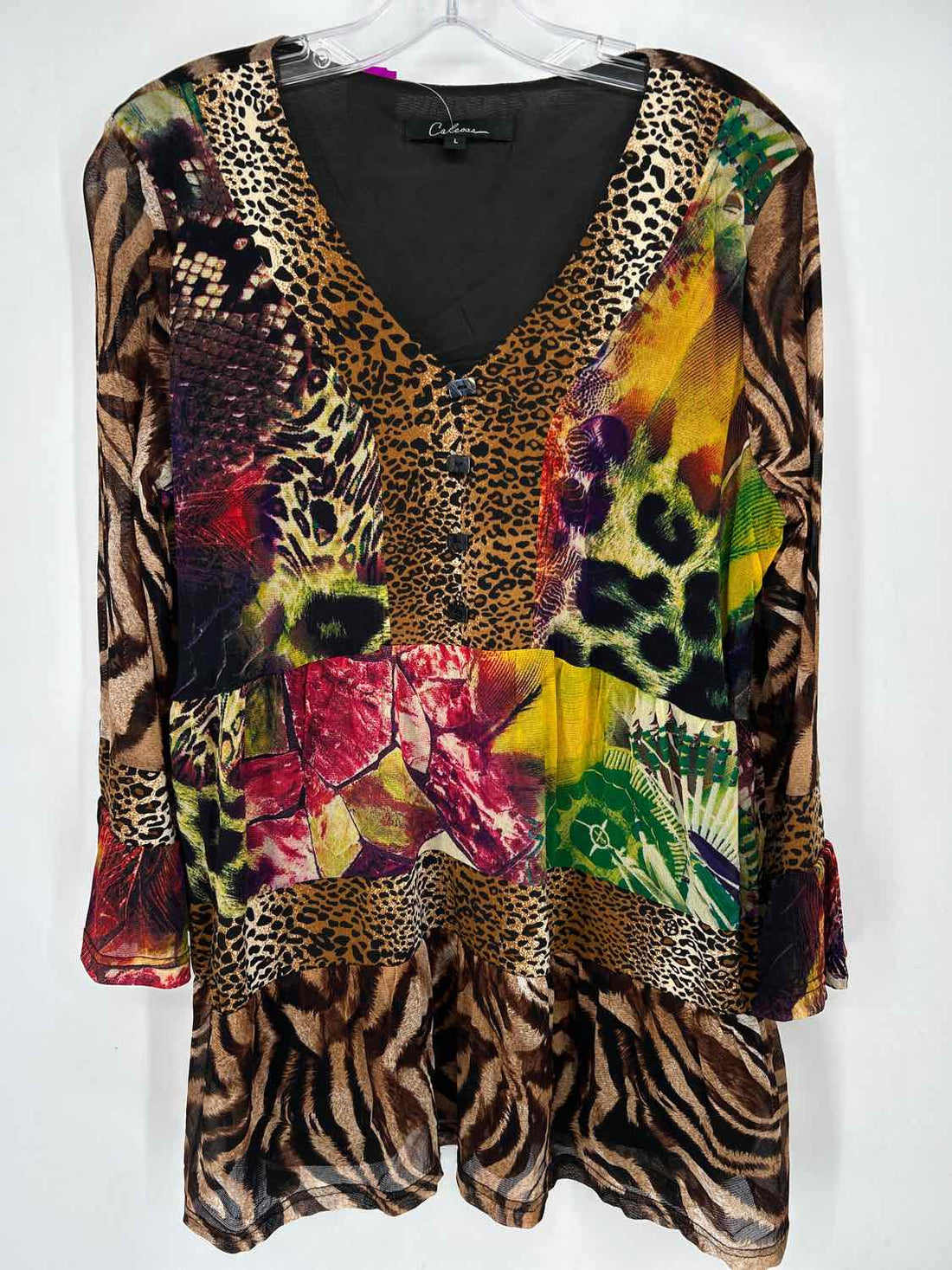 Caleaas Size L Jungle patchwork Long Sleeve