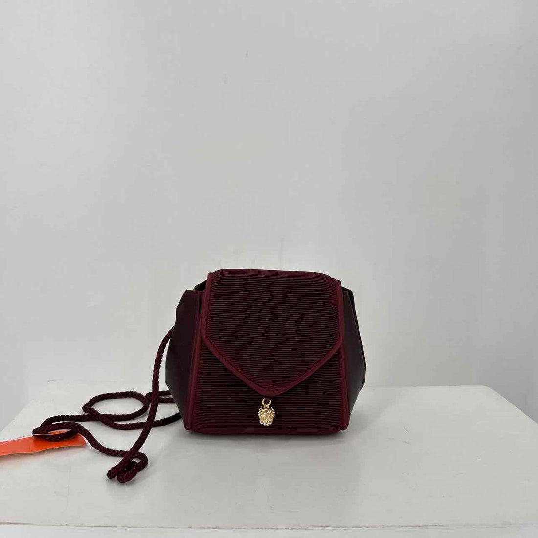 Carla Marchi Burgundy Clutch