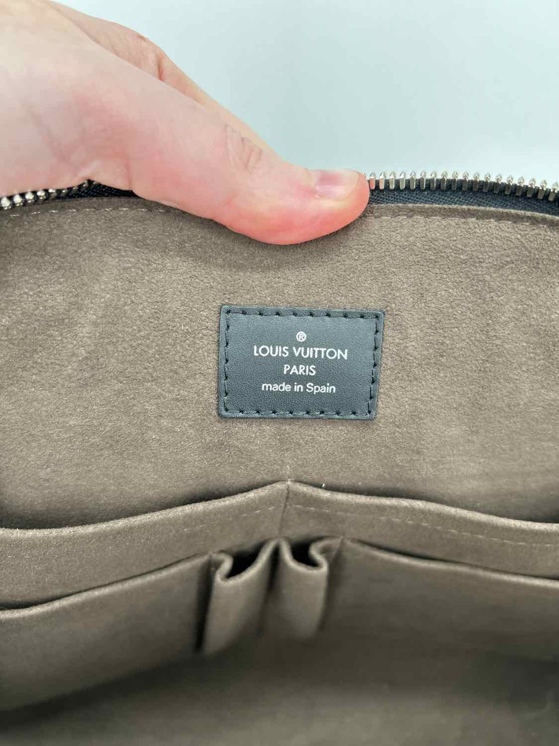 Louis Vuitton Black Epi Porte Documents Jour Briefcase