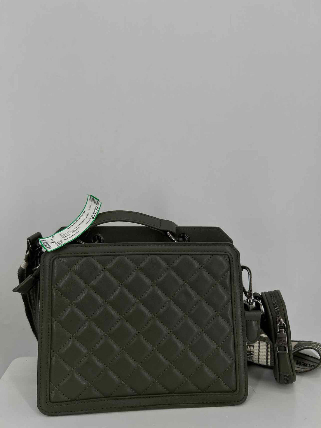 Steve Madden Olive Faux Leather NWT Satchel