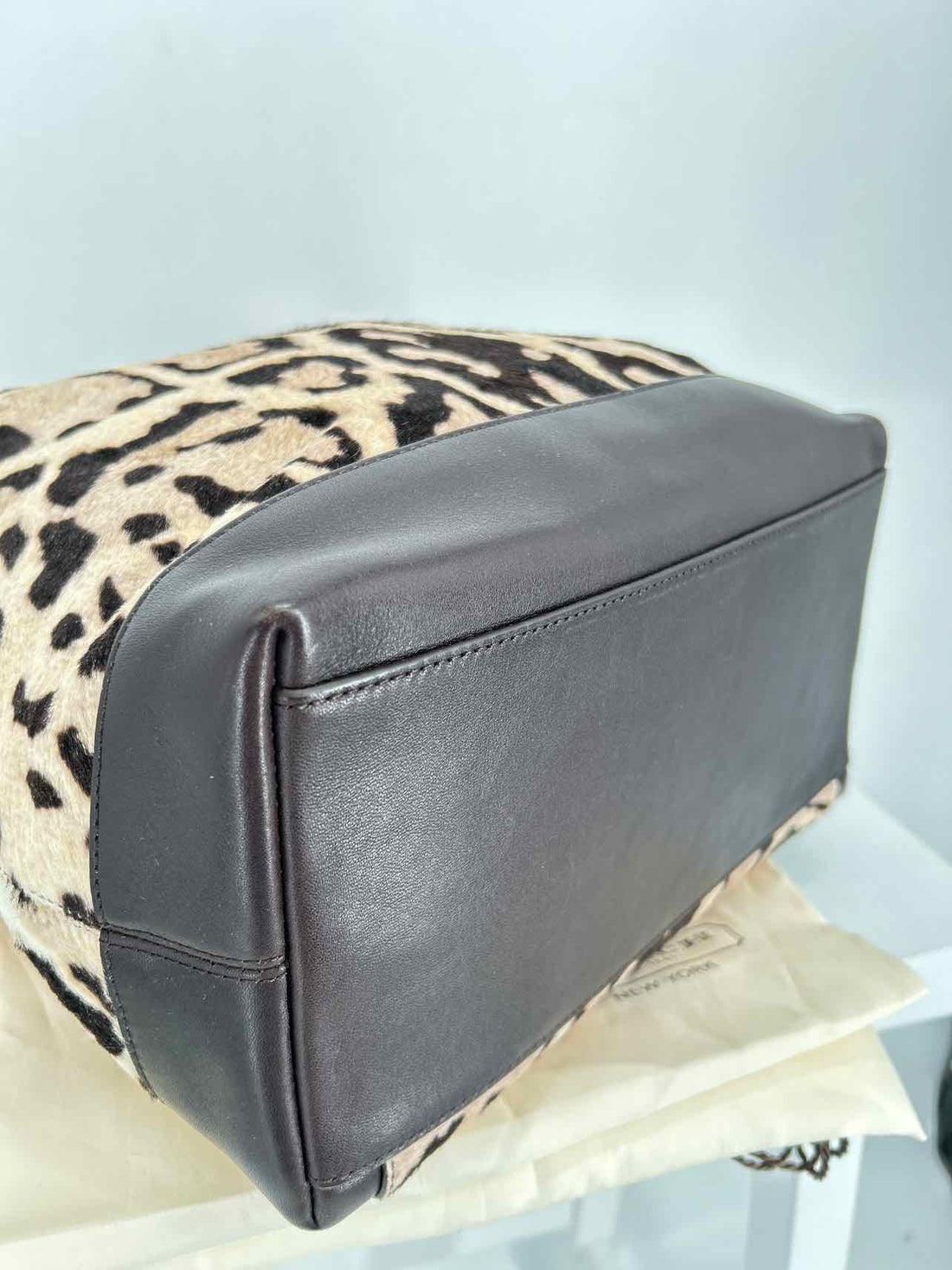 Coach Ocelot Calf Hair Like New Hobo