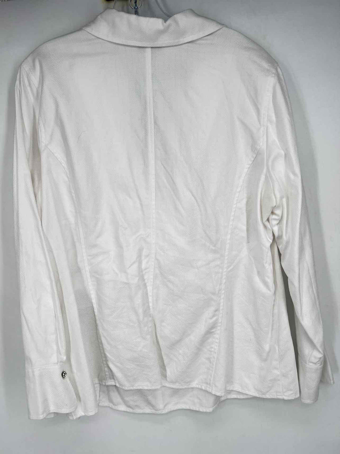Talbots Size 16 White Long Sleeve
