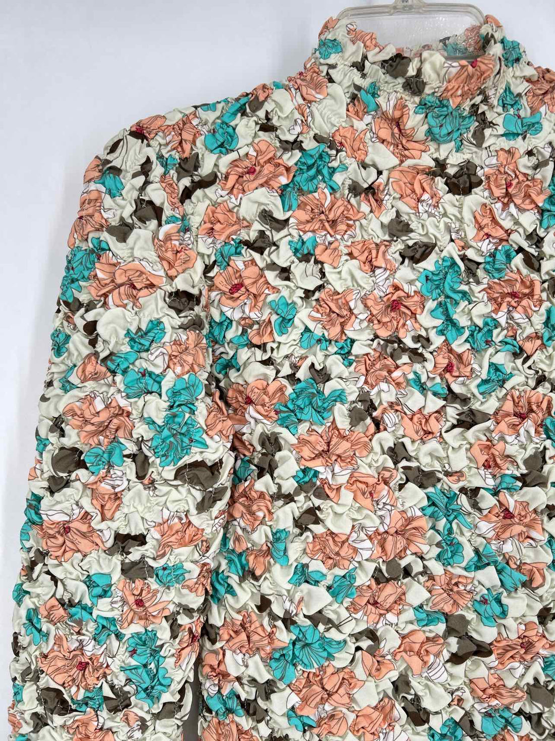 Dolan Size S Pale Green Floral Long Sleeve